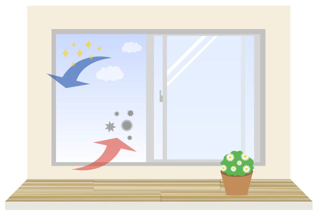防カビ対策には換気も大切！